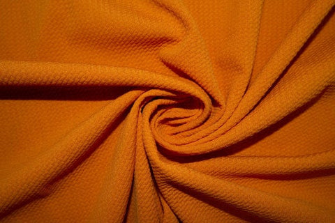 Pumpkin Orange Fabric Bow (Multiple Options)
