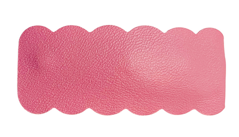 2" Cotton Candy Faux Leather Snap Clip