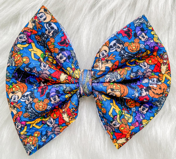 Disney Halloween Fabric Bow (Multiple Options)