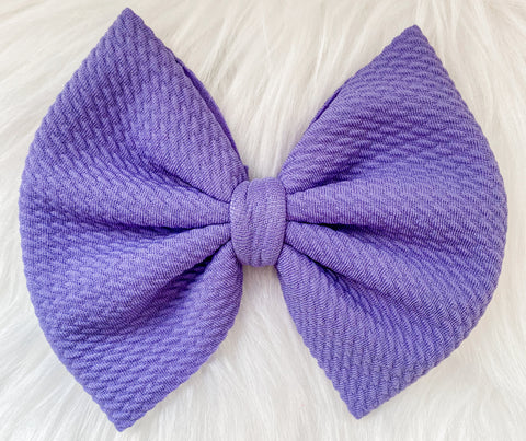 Periwinkle Fabric Bow (Multiple Options)