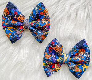 Disney Halloween Fabric Bow (Multiple Options)