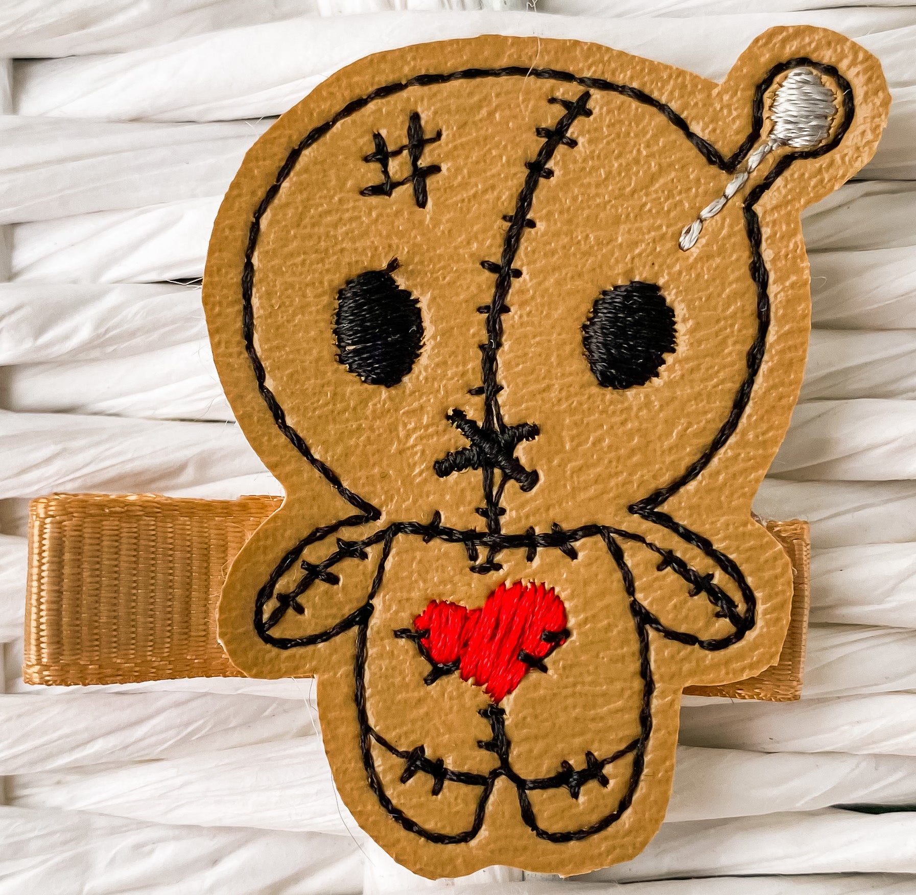 2" Voodoo Doll Feltie Hair Clip