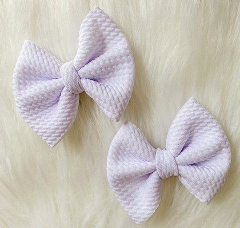 White Fabric Bow (Multiple Options)