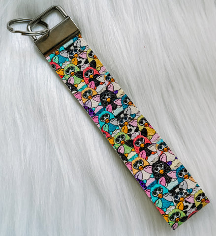 5" Furby Faux Leather Wristlet Keychain