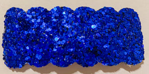 2" Sapphire Bliss Faux Leather Snap Clip
