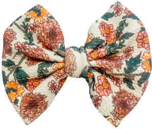 Wildflowers Fabric Bow (Multiple Options)