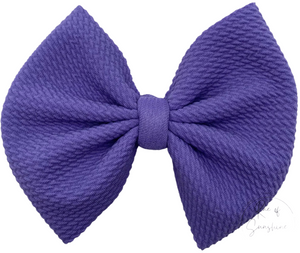 Periwinkle Fabric Bow (Multiple Options)